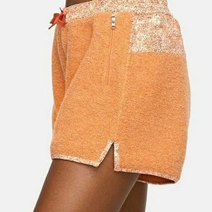 NWOT Outdoor Voices Megafleece Wool Blend Shorts in Papaya